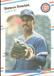 1988 Fleer Baseball Cards      419     Shawon Dunston